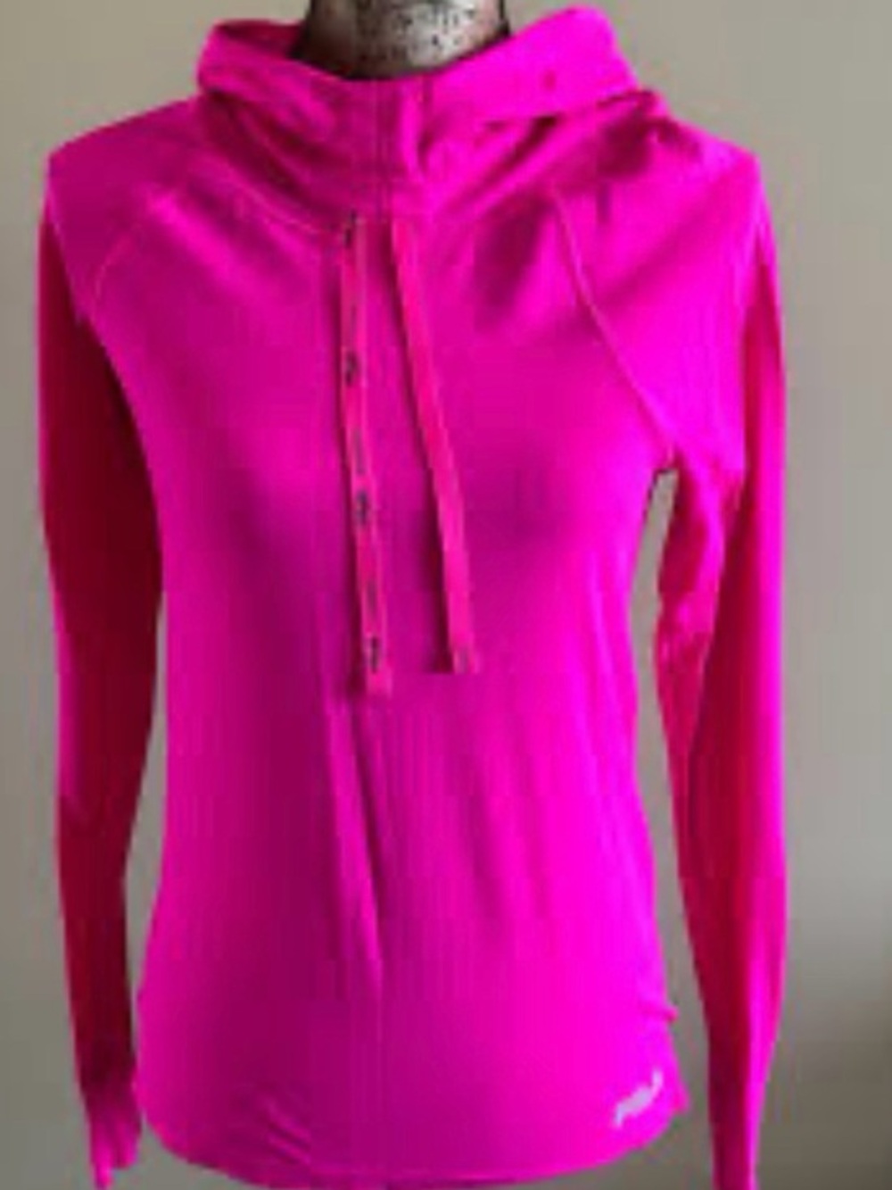 Fila Women's Hot Pink Hooded Pullover